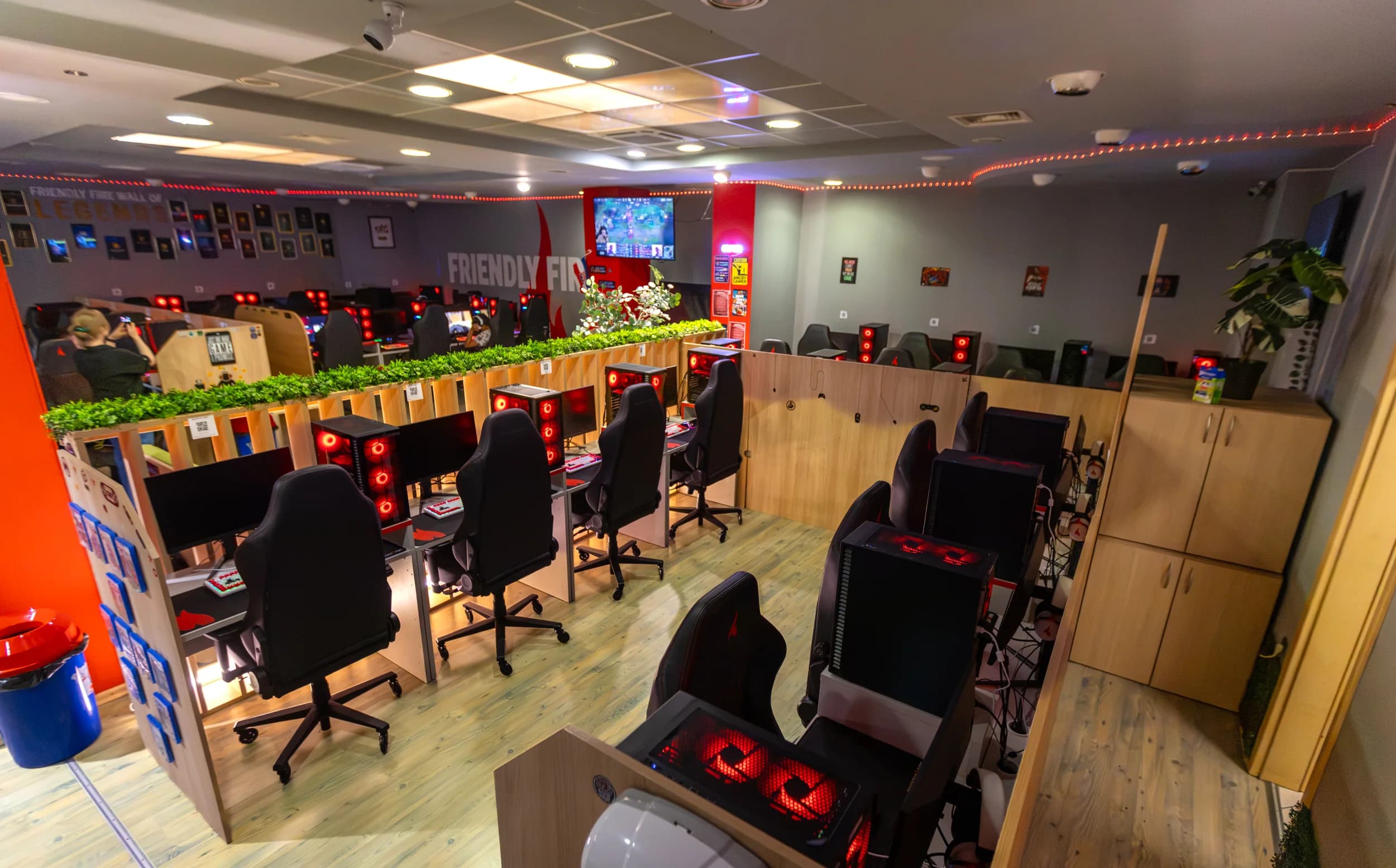 Friendly Fire gaming cafe venue